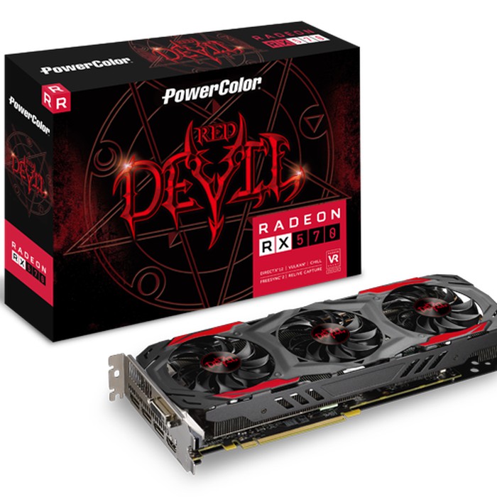 BEST SELLER  PowerColor Red Devil Radeon RX 570 4GB GDDR5 256bit
