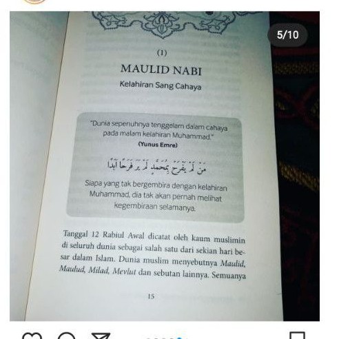 Merayakan hari hari indah bersama Nabi