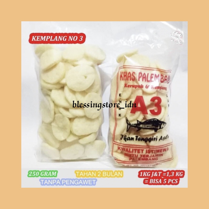 

KEMPLANG KUALITAS NO 3 KHAS PALEMBANG 250GR