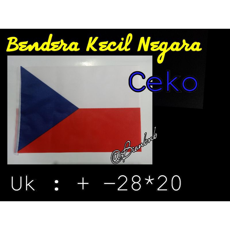 Bendera Negara Ceko Ukuran Kecil Bendera Negara Piala Dunia Ceko Bendera Negara Aksesoris