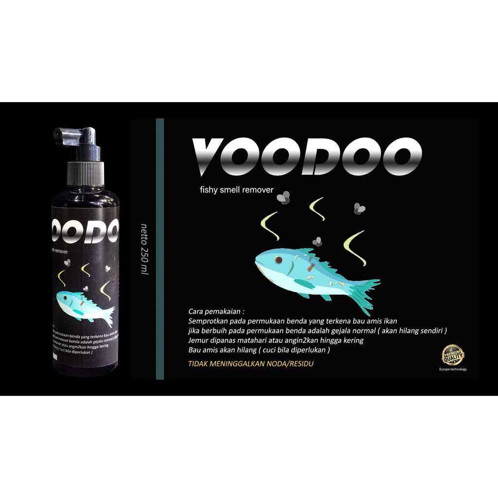 Perlengkapan Pancing VOODOO FISHY SMEEL REMOVER 250 ML | PENGHILANG BAU AMIS