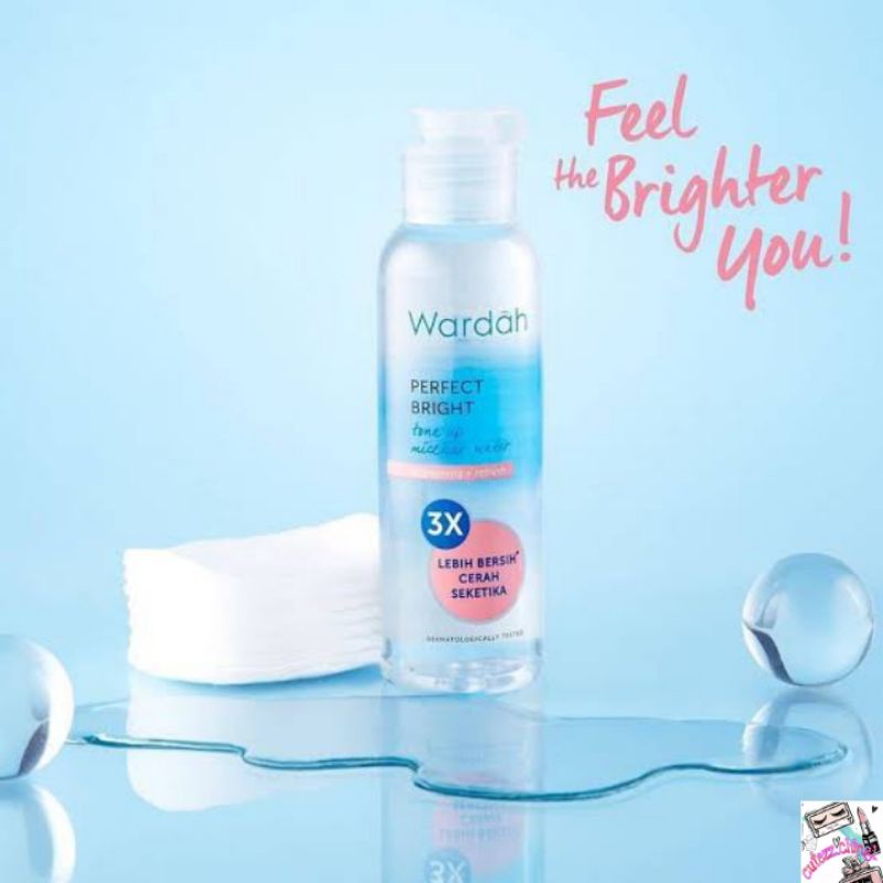 ☃Cutezz_ching☃Wardah Perfect Bright Tone Up Micellar Water 100ml