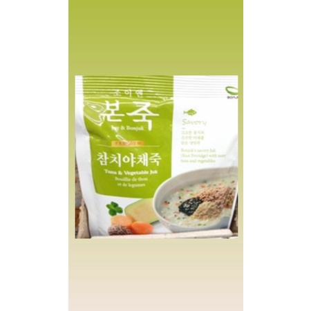 

Tuna & Vegetable Juk 300gr - Bubur Instant Korea
