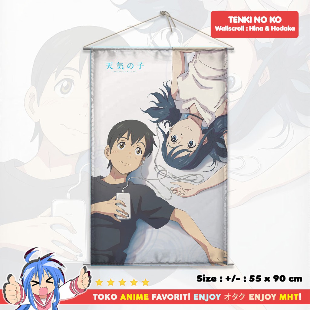 Wallscroll Anime Tenki no Ko - Weathering With You - Hina Amano Hodaka