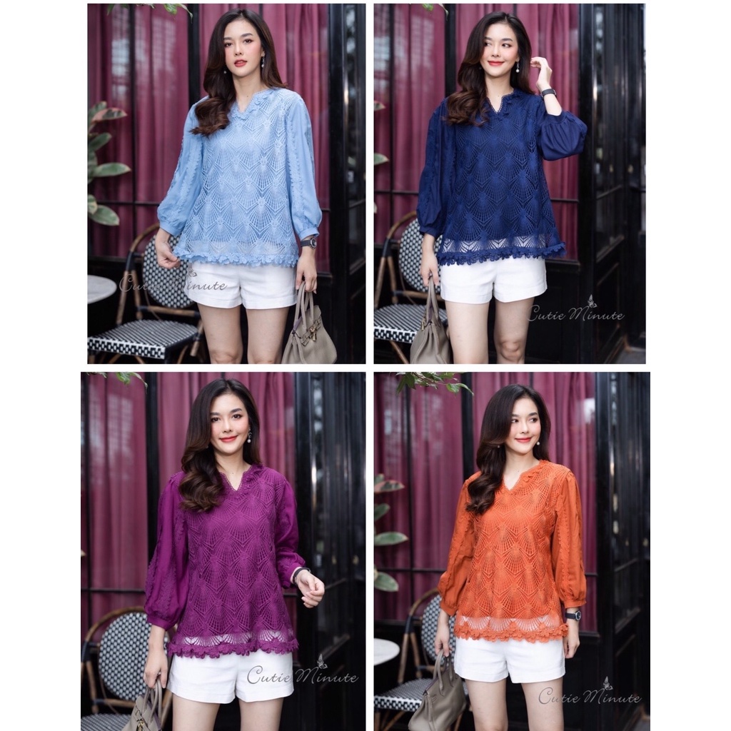 Blouse Cutie Minute - Blouse Renda Premium 0063