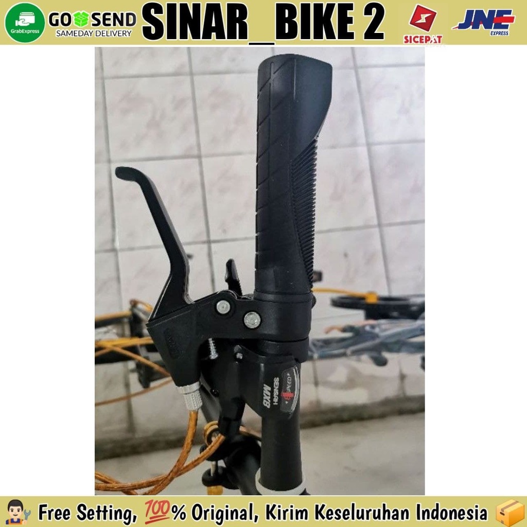 Sepeda Lipat 20 Inch Element Police Milan  8 Speed