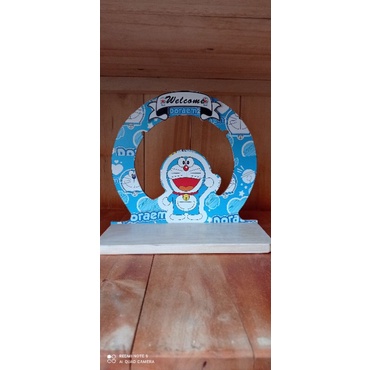Rak Gantung model ambalan berkarakter unik kartun Doraemon