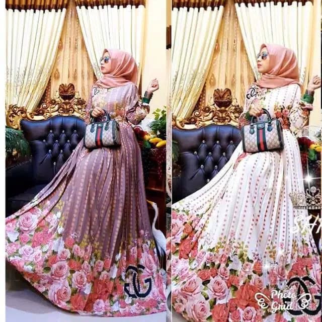 PREMIUM PROMO DRESS MAXI VITAYA ORI SHR/BAJU MUSLIM WANITA