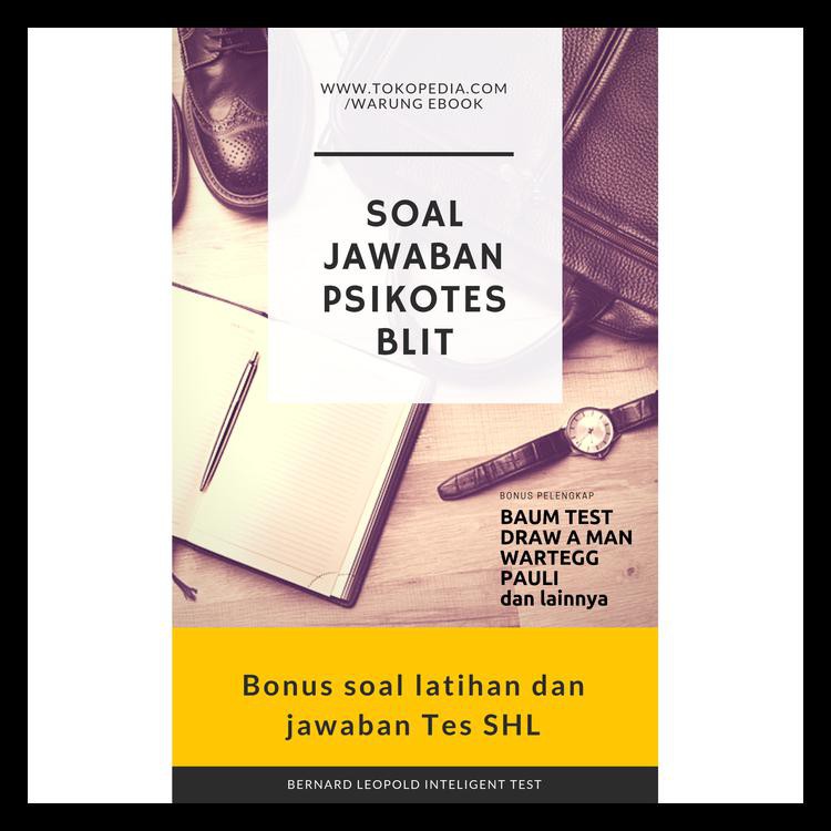Paket Ebook Psikotes Blit Dan Bonusnya Tes Shl Kode 227 Shopee Indonesia