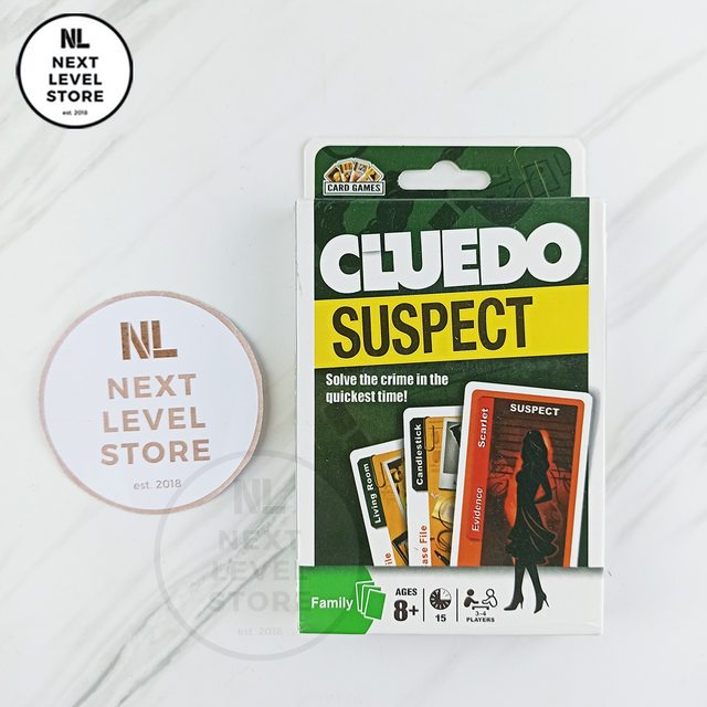 Cluedo Suspect Card Game Board Games Educational - ENGLISH