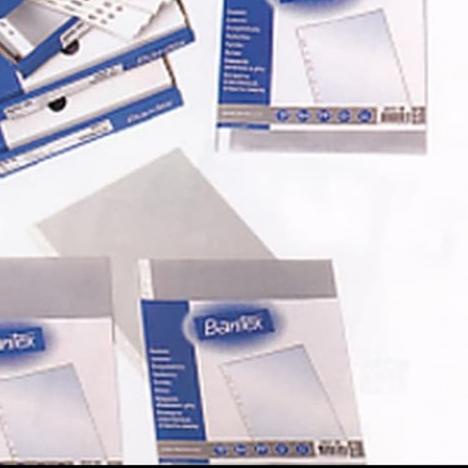 

♦ PP Pocket / Sheet Protector Uk Folio ( F4 ) Merk Bantex 8843 ♠