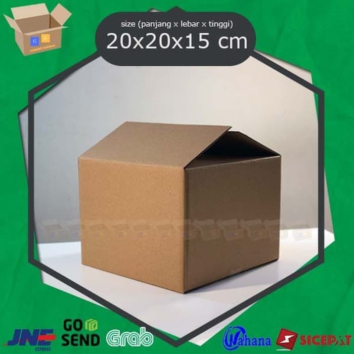 KARDUS | KARDUS PACKING|KARDUS POLOS|BOX POLOS|KARTON|MURAH 20x20x15cm