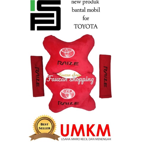 BANTAL MOBIL TOYOTA RAIZE/SANDARAN KEPALA/AKSESORIS