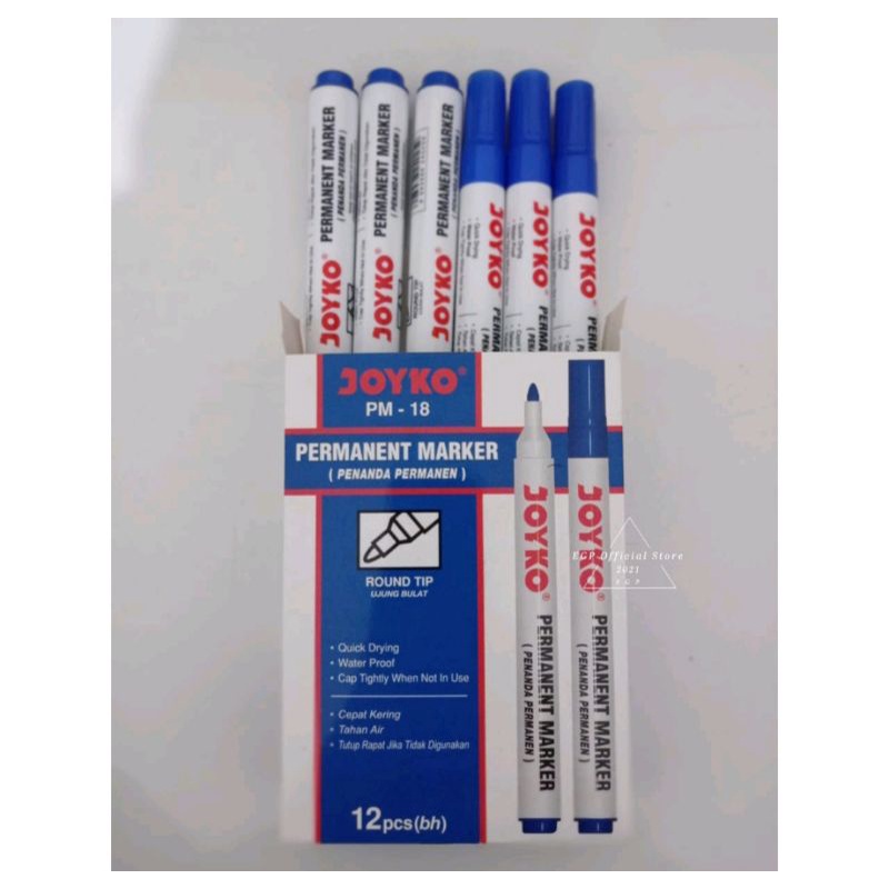 

TERMURAH HARGA GROSIR SPIDOL MARKER PERMANENT PM-17 JOYKO