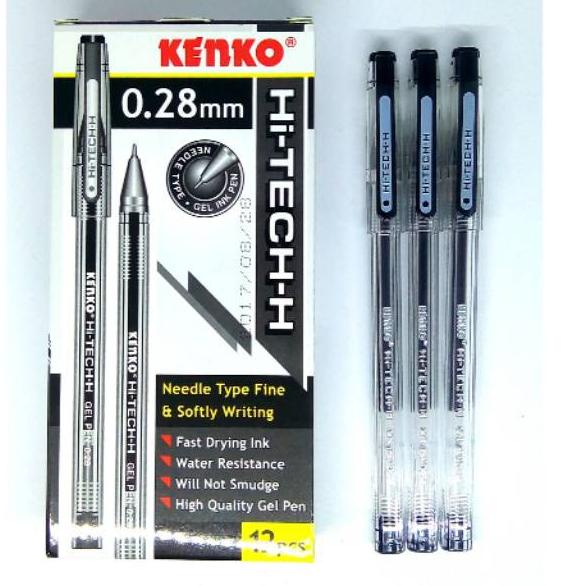 

Stock Terbatas!! Pulpen / Gel Pen Kenko Hi-TECH-H - 0.28 mm ね 84
