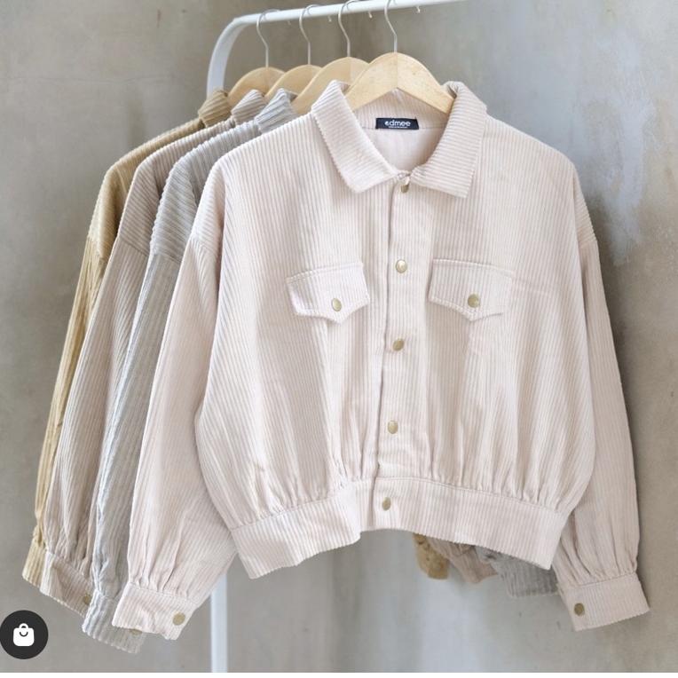 CK.01Jl22ᴷ | Corduroy Jacket // Kyra Outer Linen// Furry Jacket // Aira Pocket Cardi by Edmee