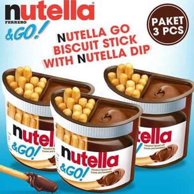 

Bundle of 3 pieces Nutella Go OBRAL Kode 237