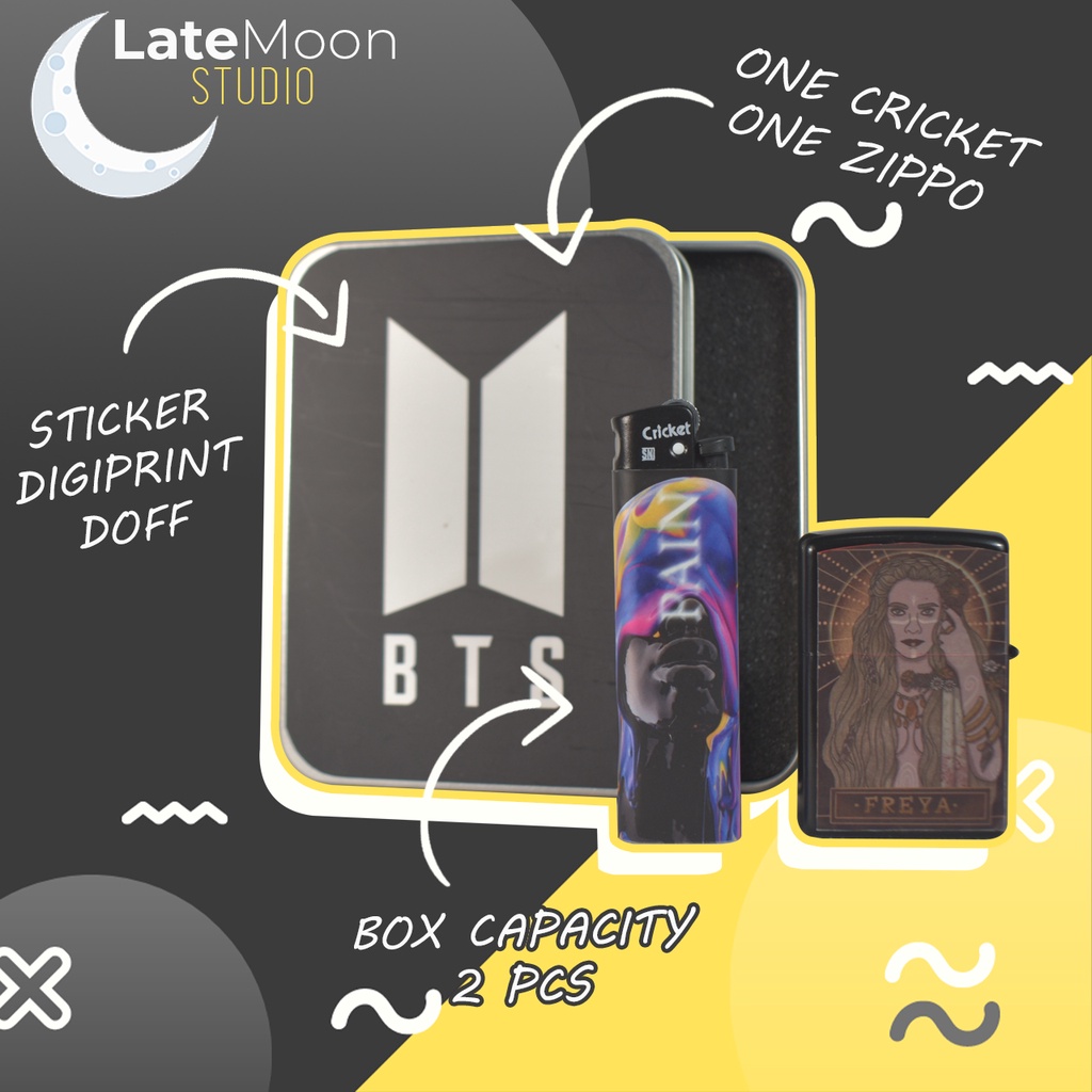 (BISA COD) PAKET BUNDLING CRIZIPBOX CUSTOM PRINT UV