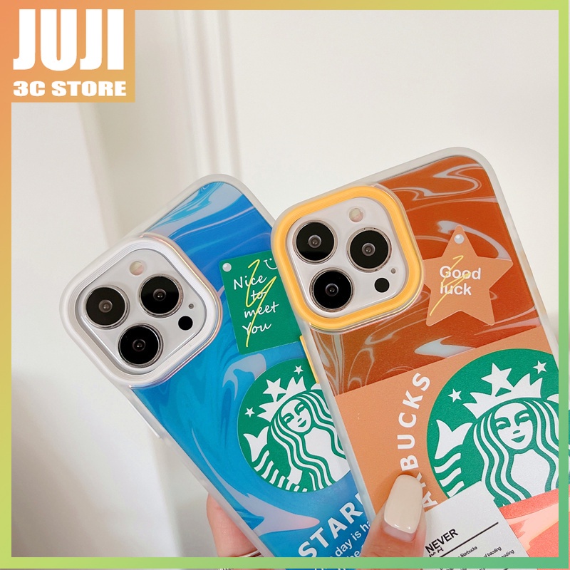 Case Motif starbucks anti Jatuh Untuk iphone 11 12 13 promax x xs xr xsmax 7 8 plus