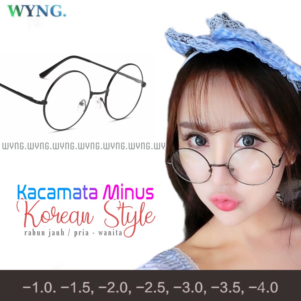 Kacamata Minus Bulat Boboho Dewasa