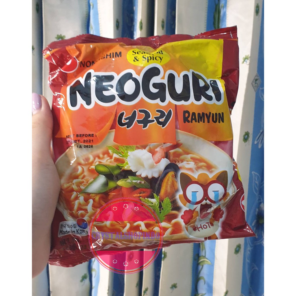 

[ready stock] nongshim neoguri dan spicy chapagetti (satuan)