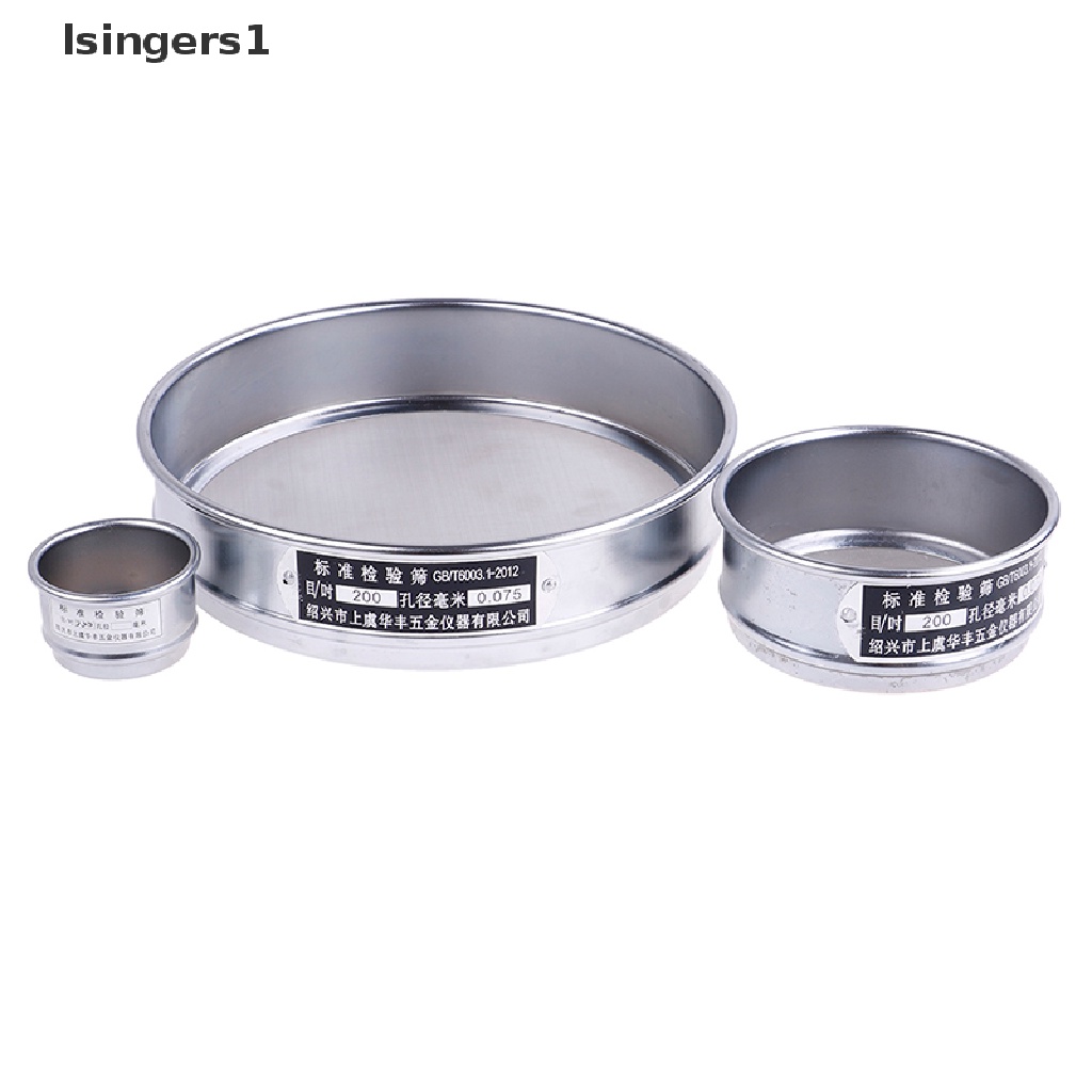 (lsingers1) 200 Mesh 0.074mm aperture Bahan stainless steel Ukuran 5-20cm