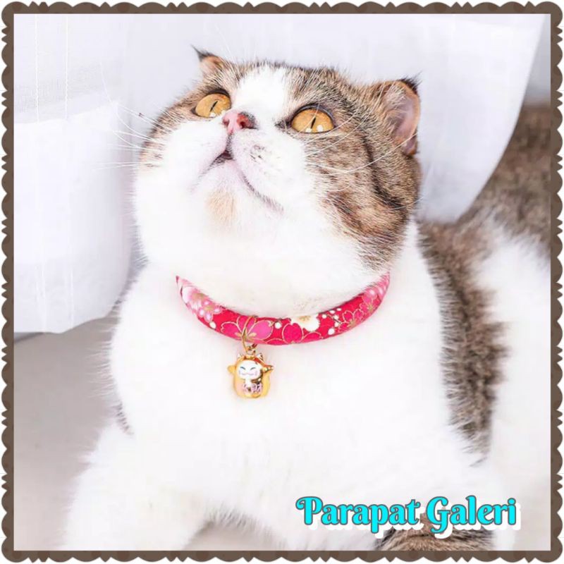 Kalung Kucing &amp; Anjing Japanese Style Kwalitas Import