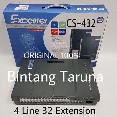 Pabx Excelltel CS+432 PABX EXCELLTEL CS432 Pabx 4 Line 32 Extension