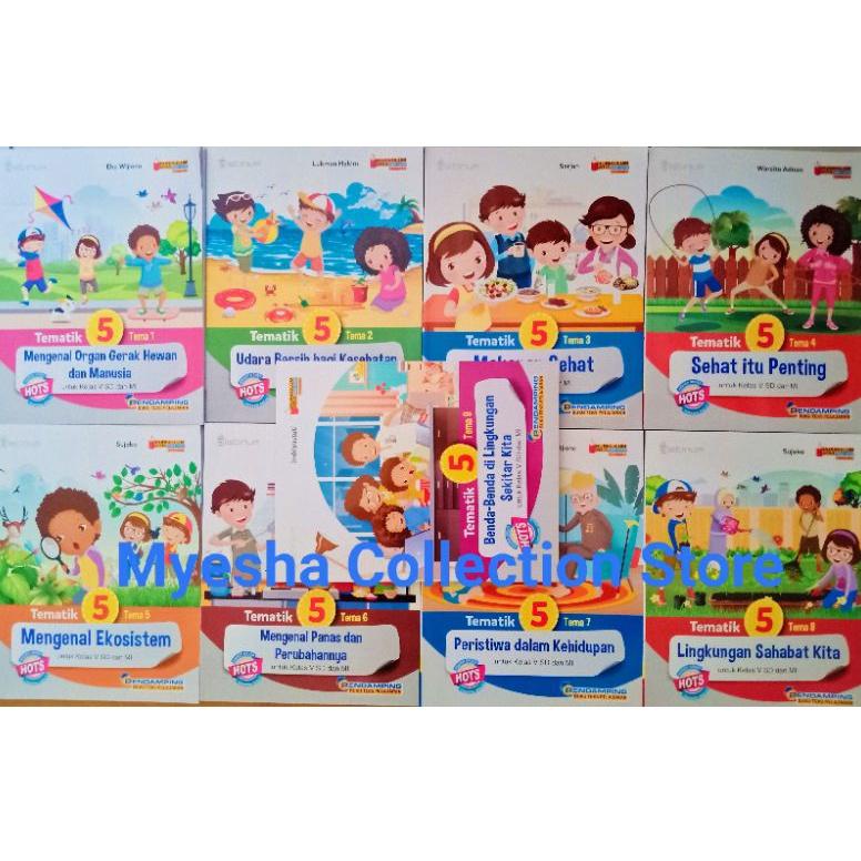 "TW. " Tematik SD kelas 5 Tema 1,2,3,4,5,6,7,8,9 (Tiga Serangkai)