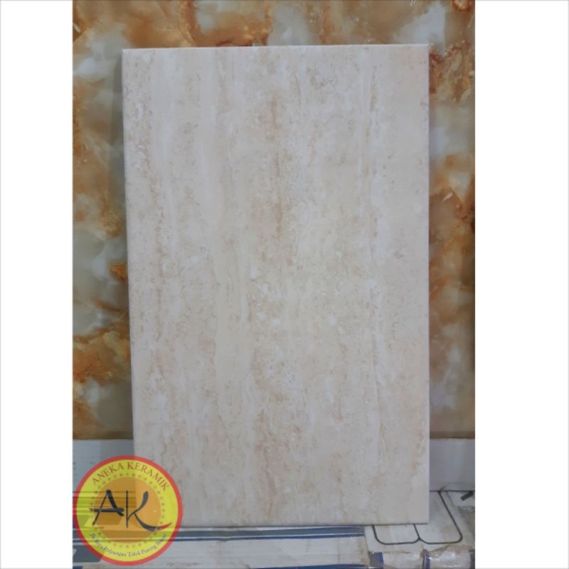 Keramik Dinding Motif Marmer Glossy 25x40 Patricia Beige