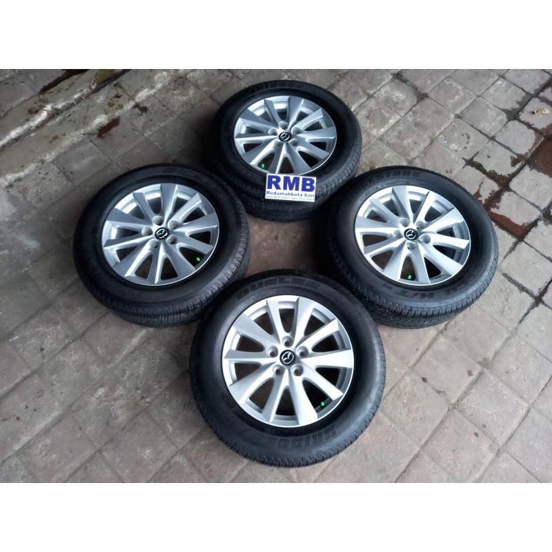 VELG BEKAS COPOTAN MOBIL MAZDA CX 5 RING 17 + BAN SEKEN 225 65 R17