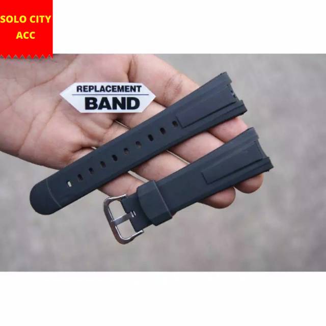 STRAP TALI JAM  CASIO EDIFICE EF305 EF-305 EF 305 EF 305 RUBBER STRAP TALI JAM