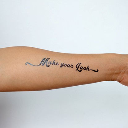 

POTATOO MAKE YOUR LUCK Temporary Tatto Sticker