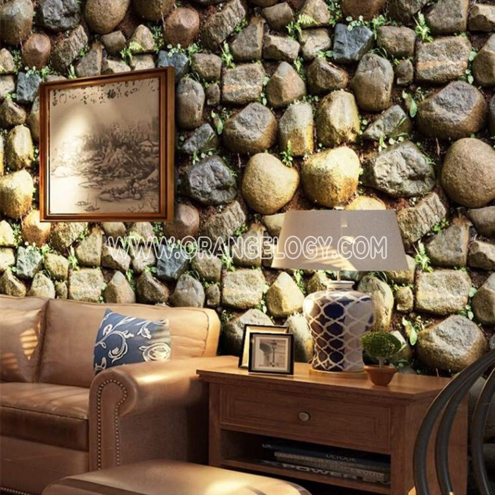 Wallpaper Stiker Dinding Sudah Ada LEM Tinggal Tempel 45cmX10m