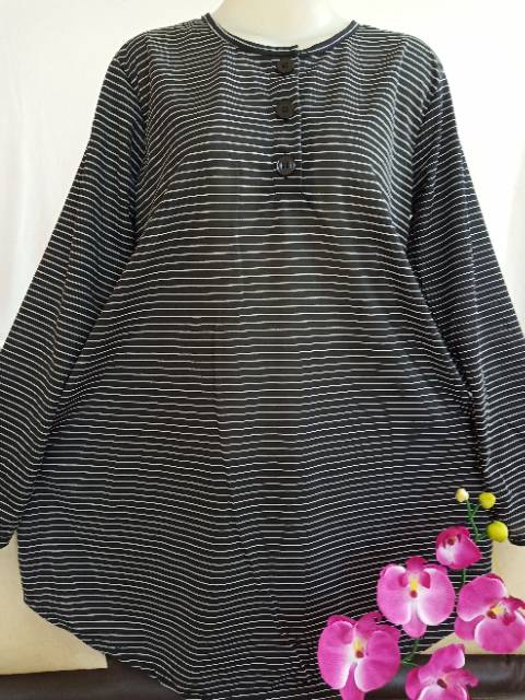 BUSUI KAOS SPANDEK SALUR KANCING BUKA PROMO 053salur