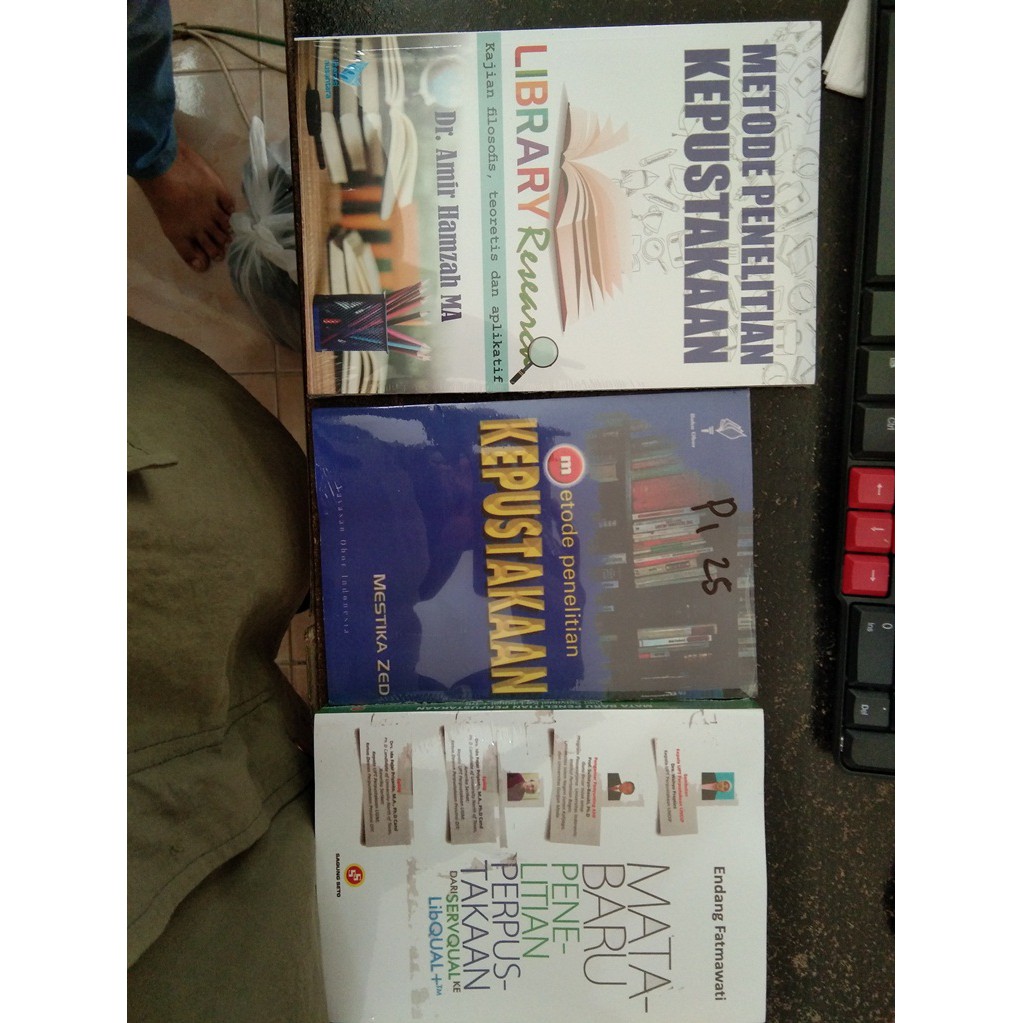 Paket 3 Buku Metode Penelitian Kepustakaan Shopee Indonesia
