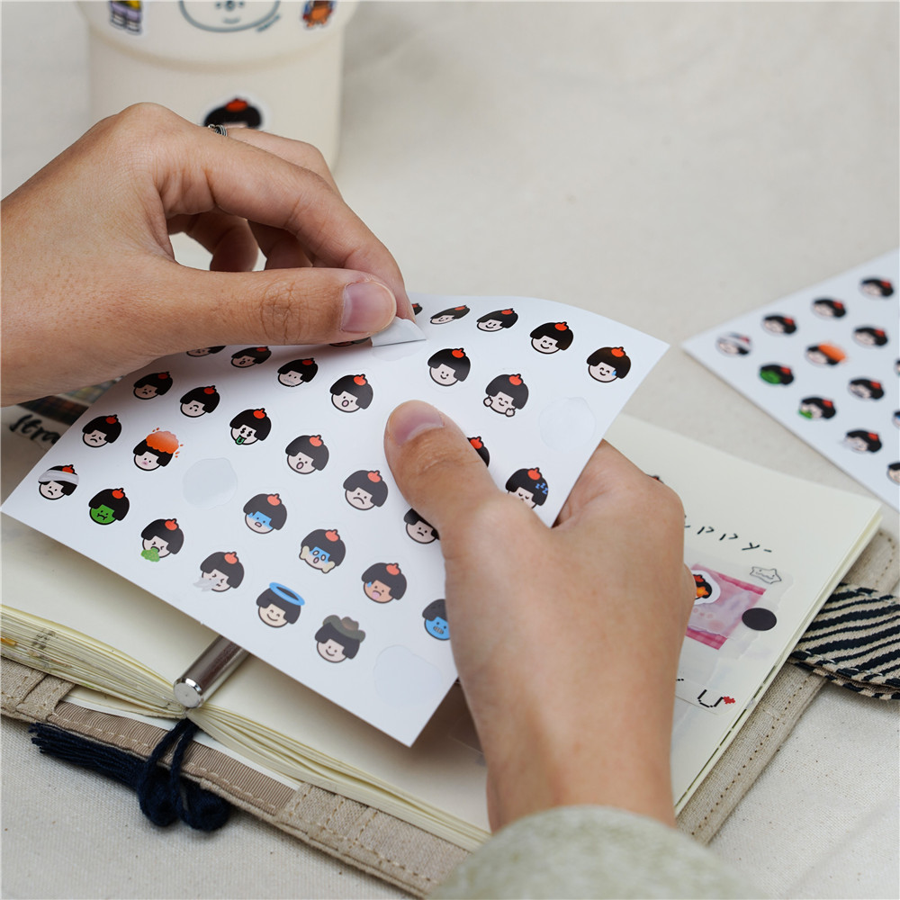 【TERSEDIA &amp; COD】Stiker Motif Emoji Anti Air Untuk Dekorasi Diy