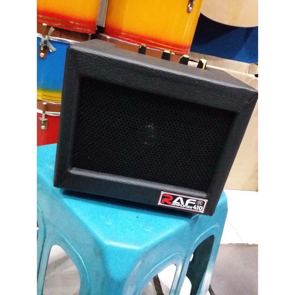 Ampli Mini Gitar dan Bass Merk Raf 4 Inch ada Distorsi Jakarta Murah Amply Amplifier