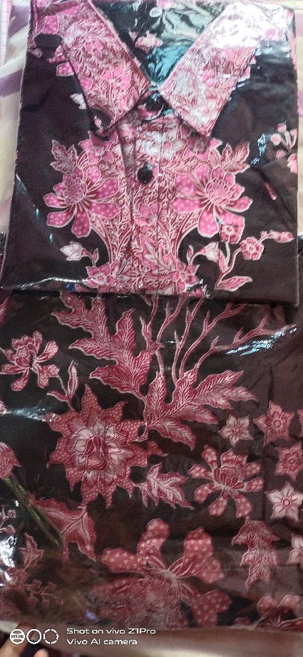 Baju Batik Couple Ayah Dan Anak Cowok Motif Cibulan Pink / Baju Ayah Dan Anak Terlaris / Cod