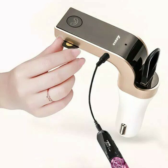 CAR G7 MODULATOR FM TRANSMITTER BLUETOOTH CHARGER MOBIL AUX MP3 USB