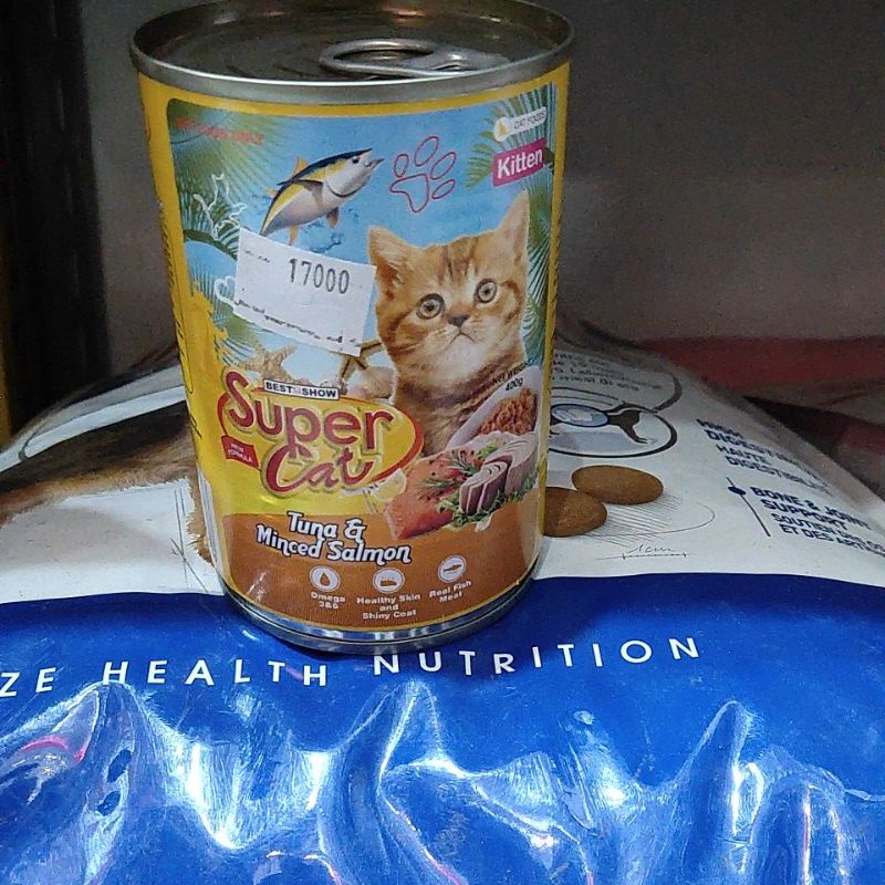 Super Cat Kaleng (Tuna and Minced Salmon)