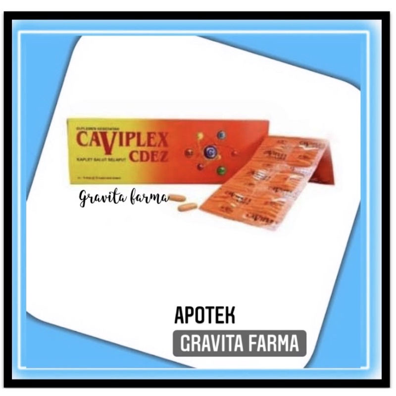 Caviplex CDEZ vitamin C, D, E dan Zinc JUAL PERSTRIP
