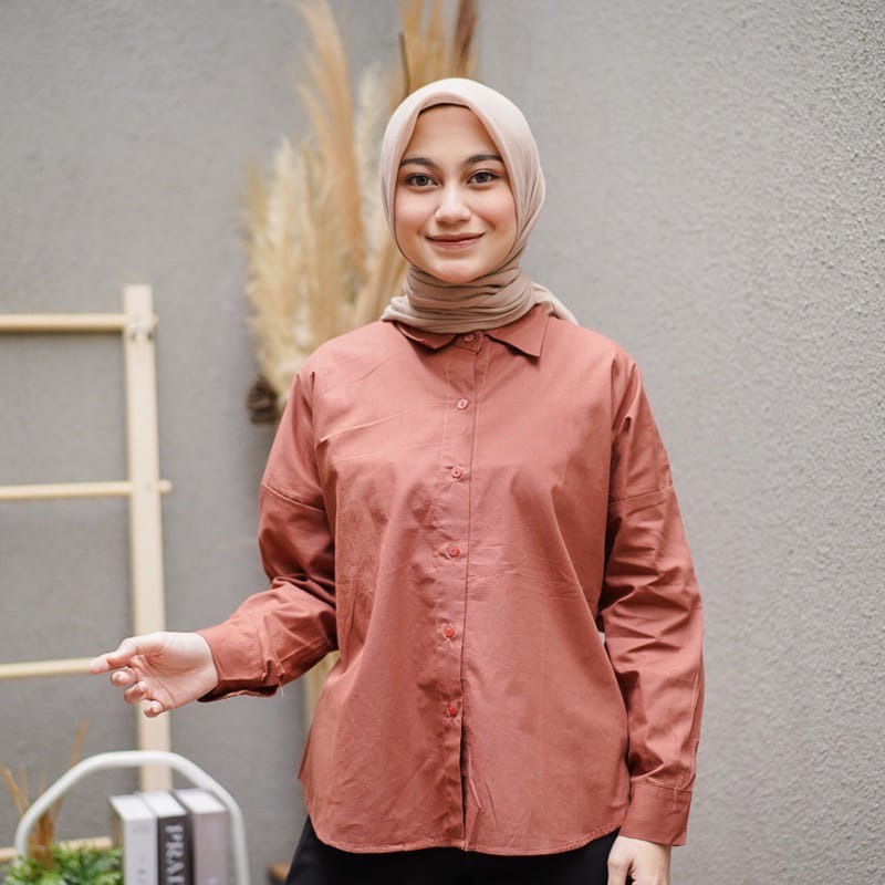 BEFAST - ZEC OOTD Blus Wanita FILLIYA / Olynara Shirt / Blouse Ke kantor / Blouse Wanita Casual