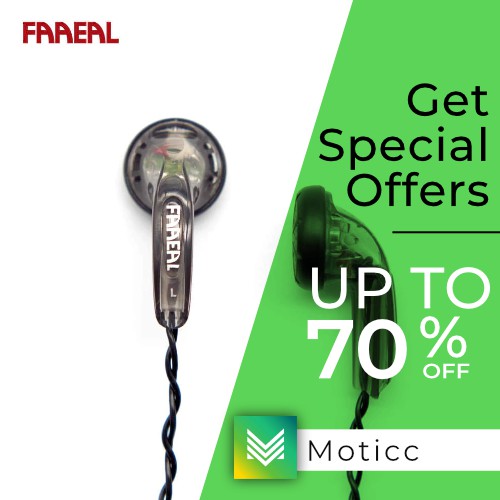 FAAEAL Snow Lotus 1.0 No Mic Earbud Earphone 64 Ohm FAREAL