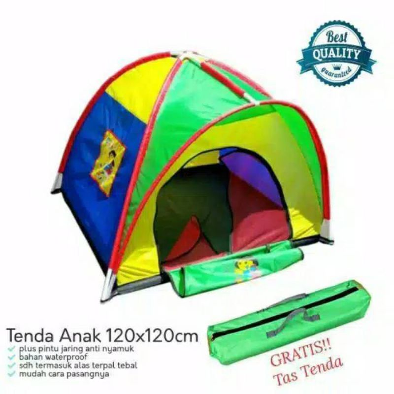 TENDA ANAK KARAKTER / TENDA KEMPING / TENDA BONGKAR PASANG