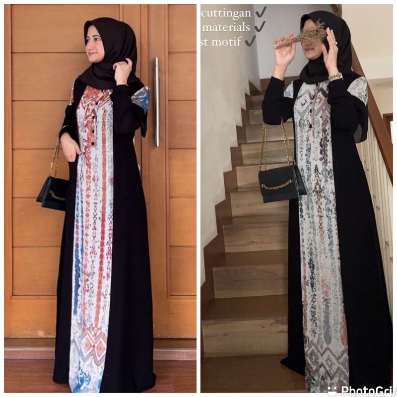 Abaya etnik by kaleela.id
