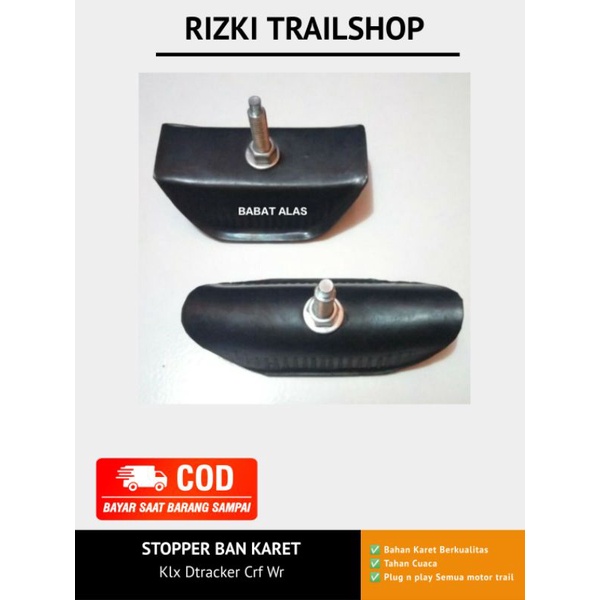 Stoper Ban Karet 1 Set Depan Belakang Untuk Semua Motor Trail 16-19 18-21 Klx Dtracker Crf Wr