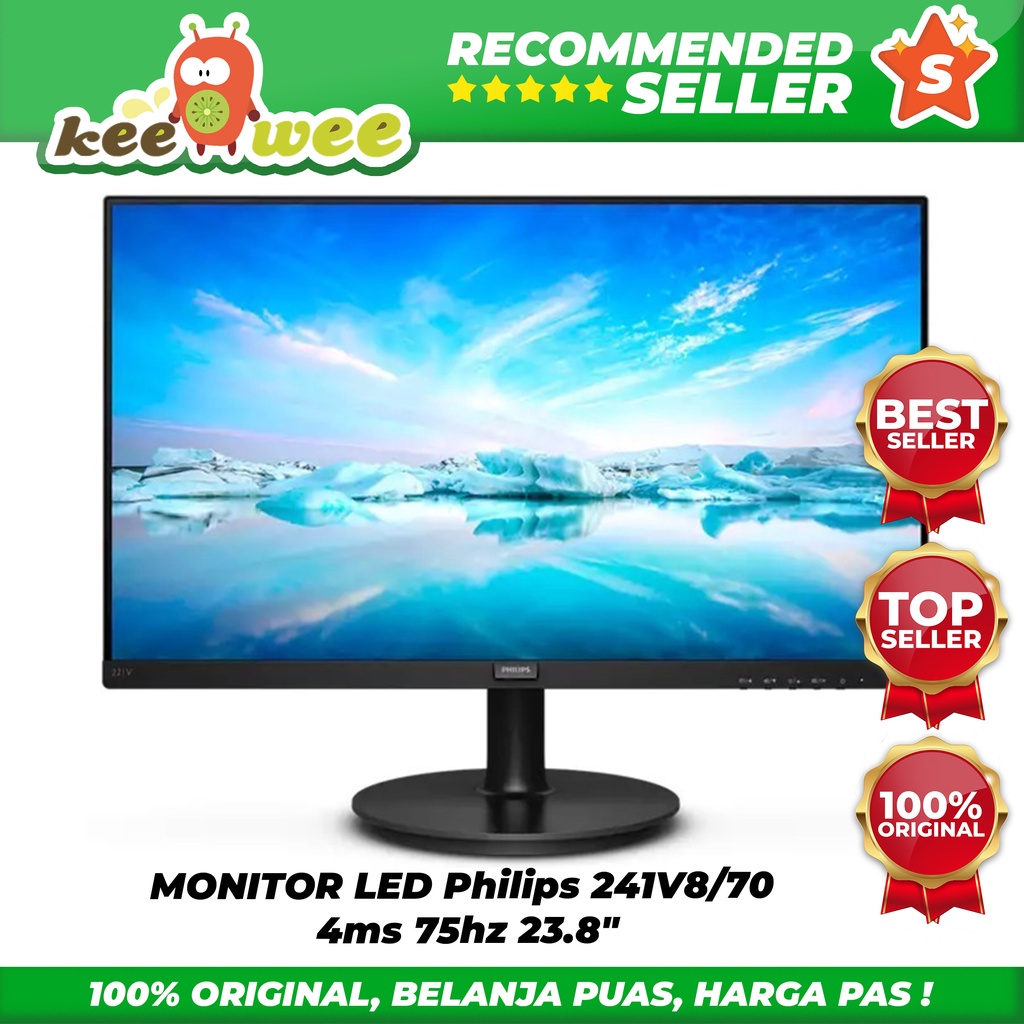 MONITOR LED Philips 241V8/70 4ms 75hz 23.8"