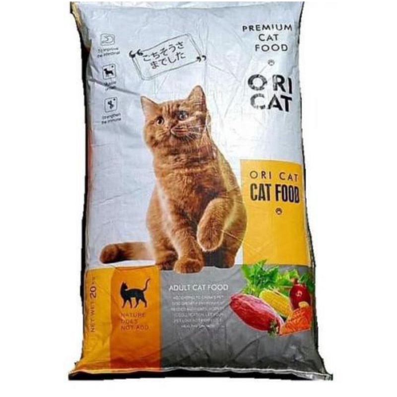 Grab gojek Oricat 20kg kible kotak cat food