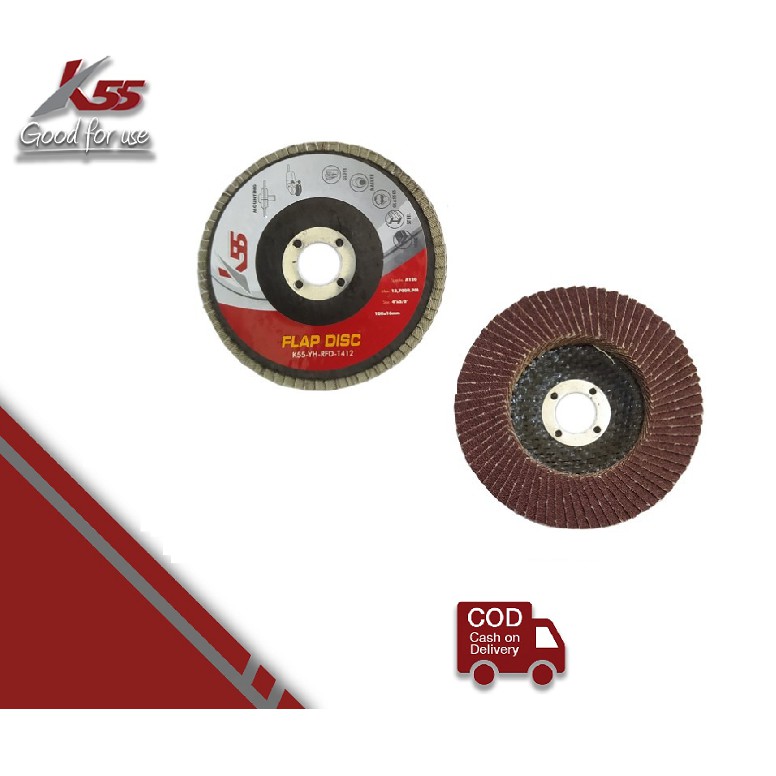 Amplas Susun Grinda 4 inch Flap Disc Grade 120 #120 Grit 120 Mata Gerinda Amplas Tumpuk MERK RANDOM